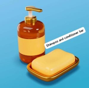 Shampoo and conditioner bar