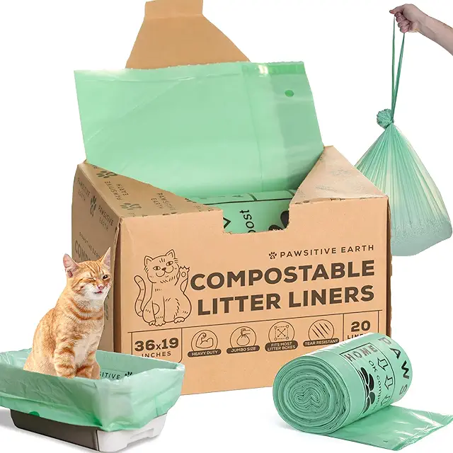 Pawsitive compostable plant based liner