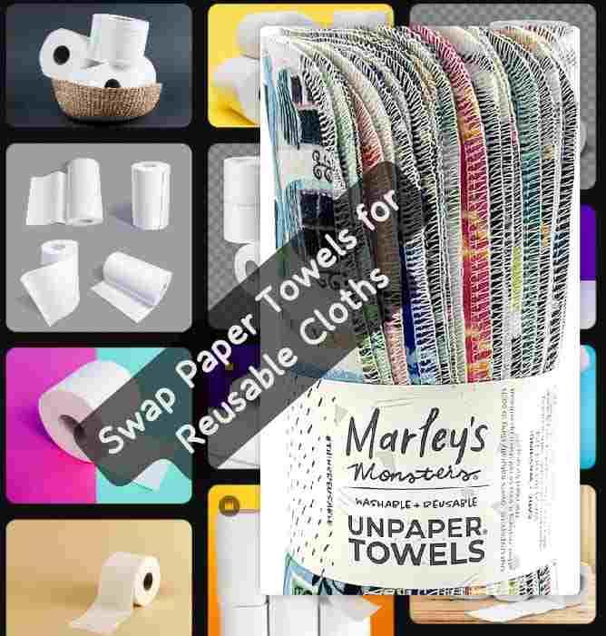 Swap Paper Towels for unpaper towel