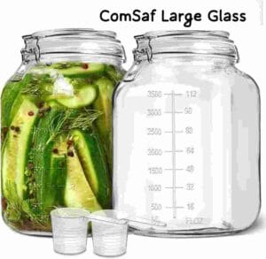 ComSaf Large Glass jar