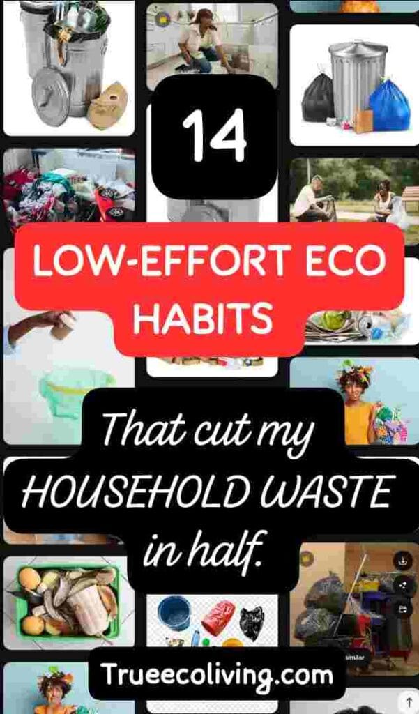 low-effort eco habits that cut my household waste in half