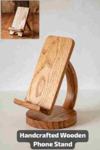 Handcrafted Wooden Phone Stand