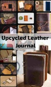 Upcycled Leather Journal