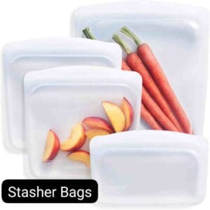 Stasher Bags & Glass Containers