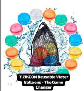 TIZIKCON Reusable Water Balloons — The Game Changer