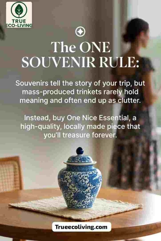 The ONE Souvenir Rule