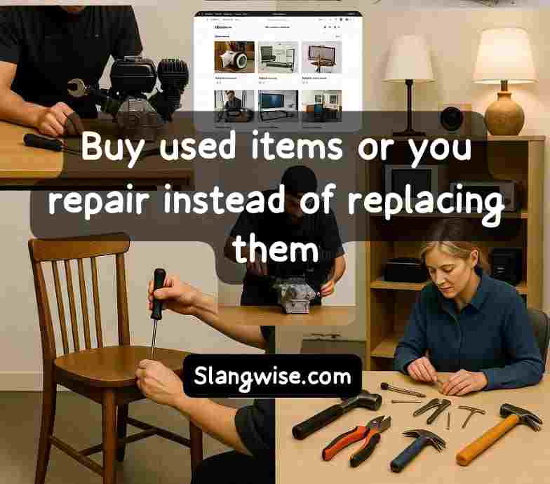 Buy used and repair before you replace