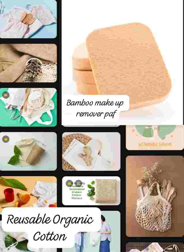Reusable organic cotton