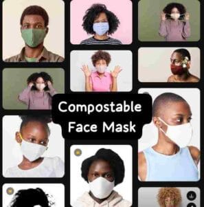 Compostable face mask