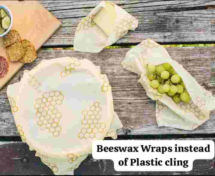 Beeswax Wraps Instead of Plastic Cling Film