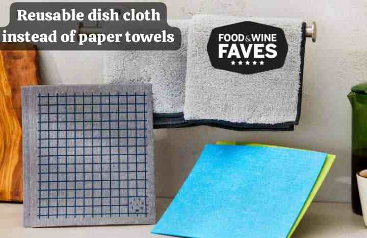 Reusable Dish Cloths Instead of Paper Towels