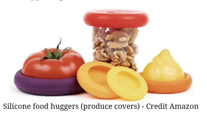 Silicone food huggers (produce covers)