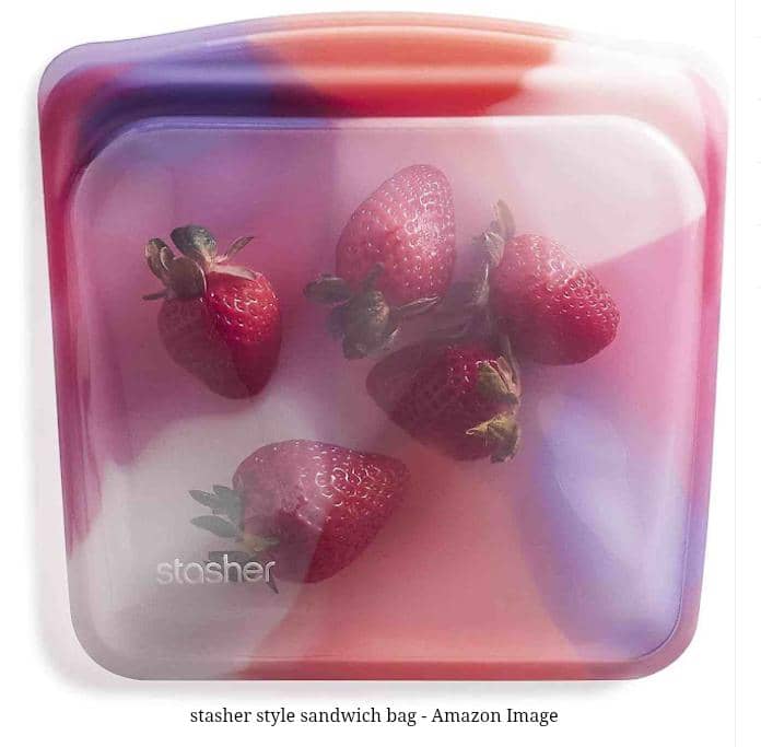 Stasher style platinum sandwich bag 