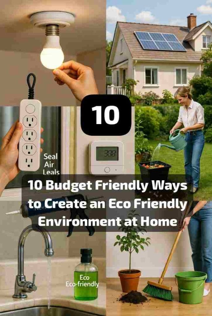 10 Budget Friendly Ways to Create an Eco Friendly Environment at Home