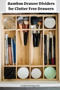 Bamboo Drawer Dividers for Clutter Free Drawers
