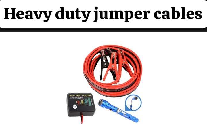 Heavy duty jumper cables, as a trusted backup