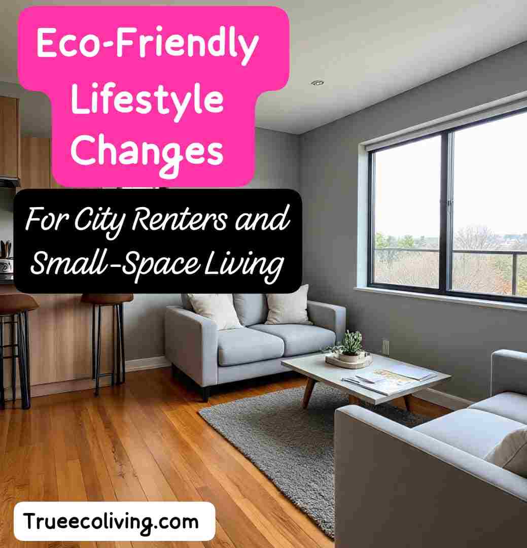 Discover simple eco-friendly changes for city renters & small spaces! Reduce waste, save energy & live sustainably with these practical tips & hacks.