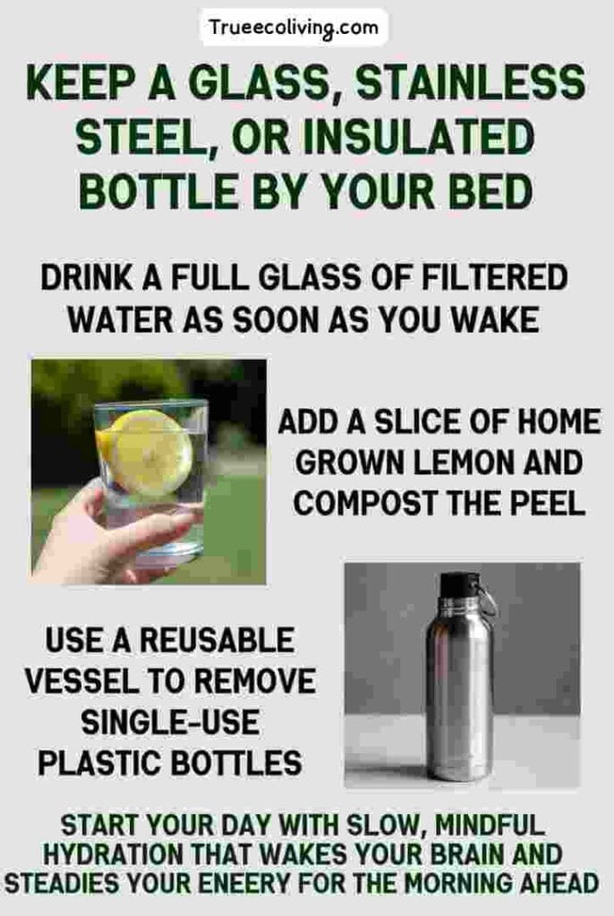 Zero-Waste Morning Rituals - Mindful zero waste hydration