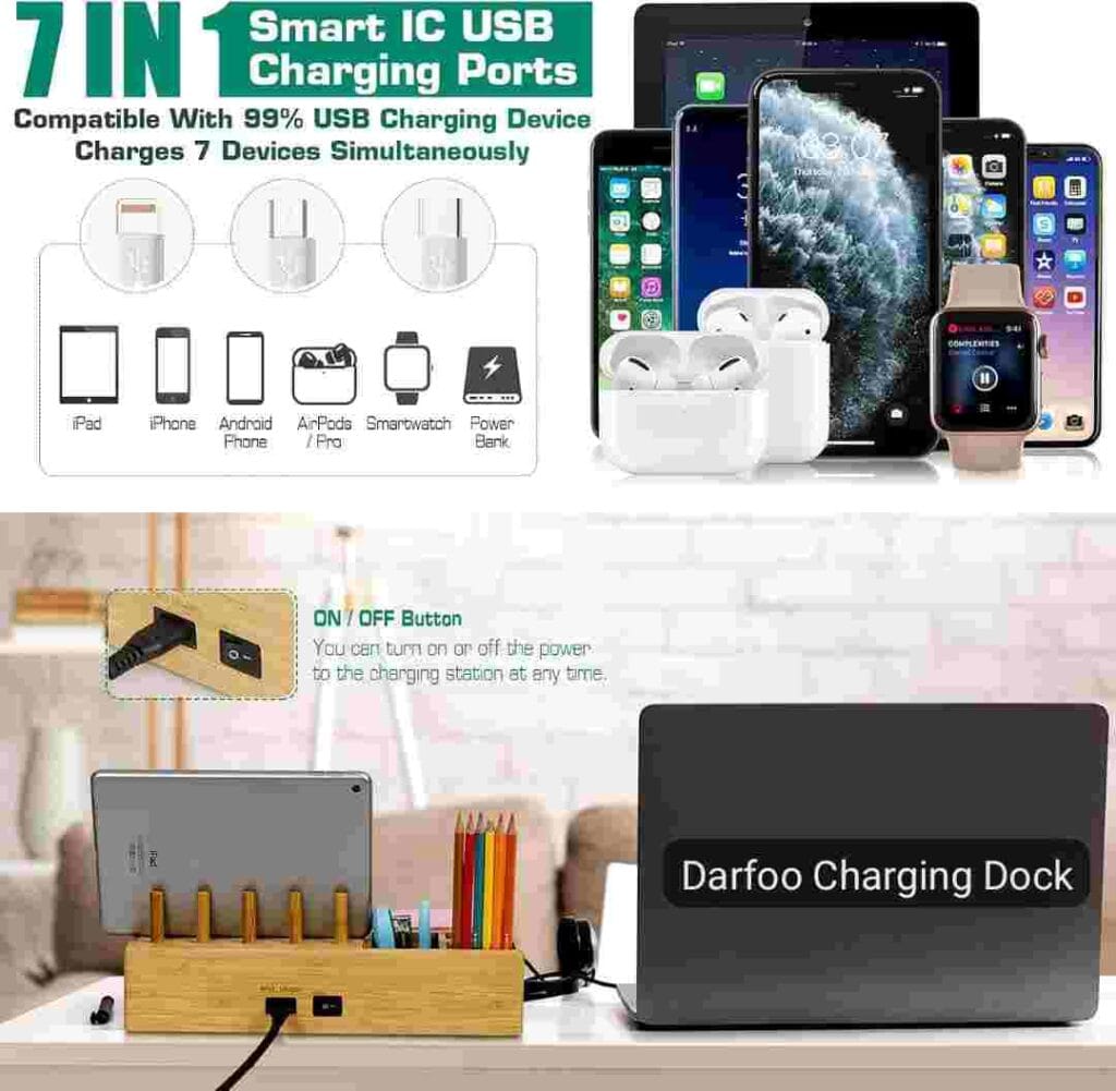 Darfoo Bamboo charging station