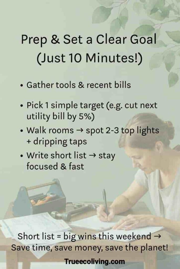 Prep and set a smart goal