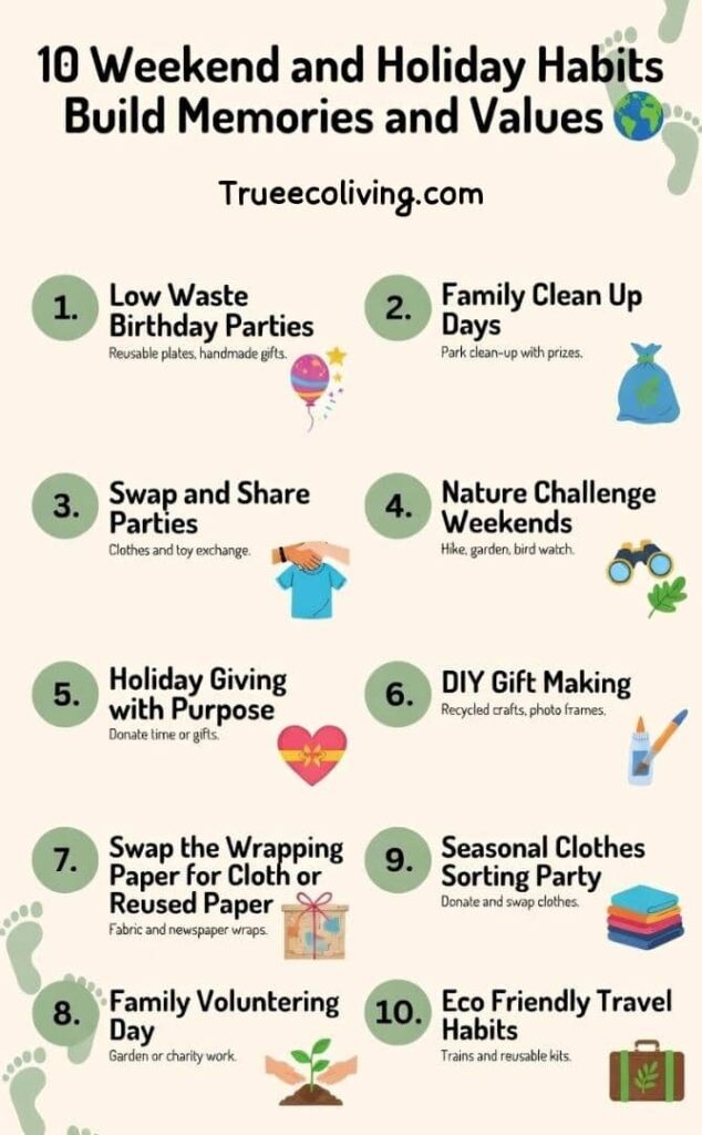 10 Weekend and holiday habits that build memories and values
