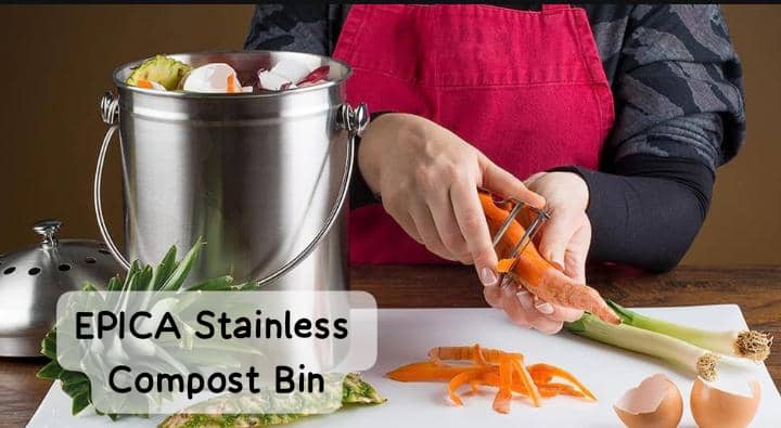 The EPICA Stainless Steel Compost Bin (The Set It and Forget It Champ)