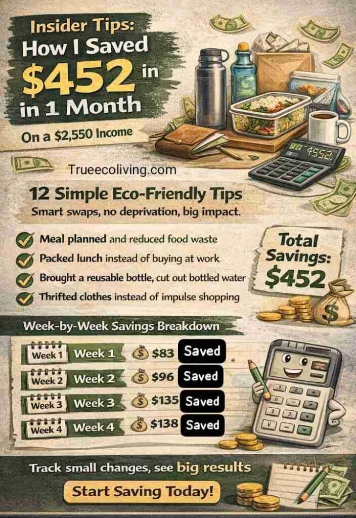 12 Eco Friendly Swaps That Helped Me Save $452 in One Month