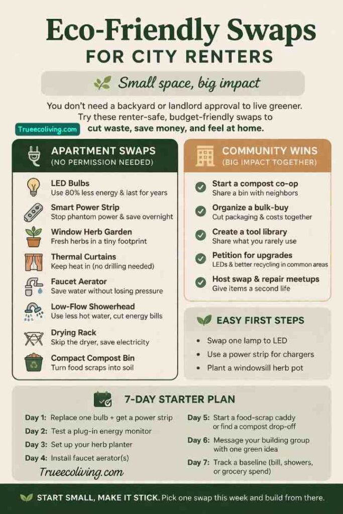 Eco-Friendly Lifestyle Changes for City Renters and Small-Space Living