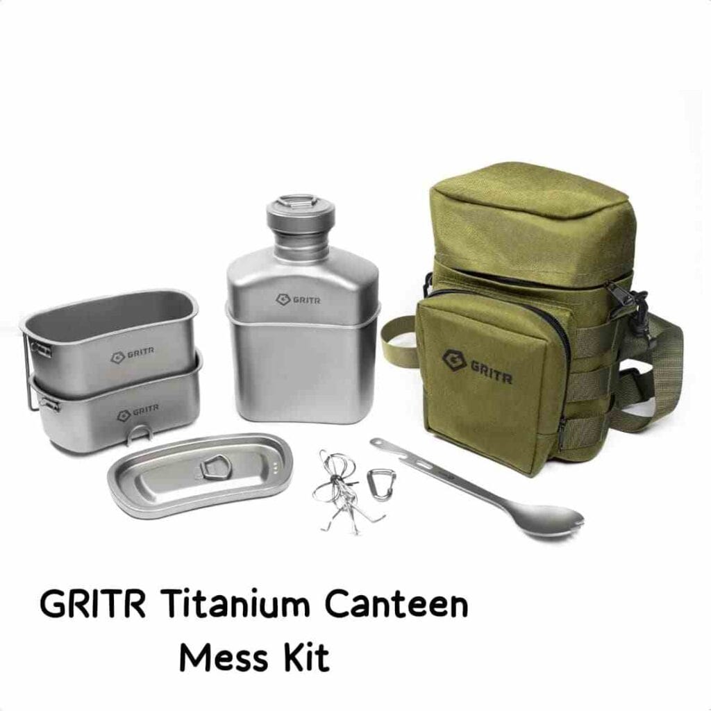 GRITR Titanium Canteen Mess Kit