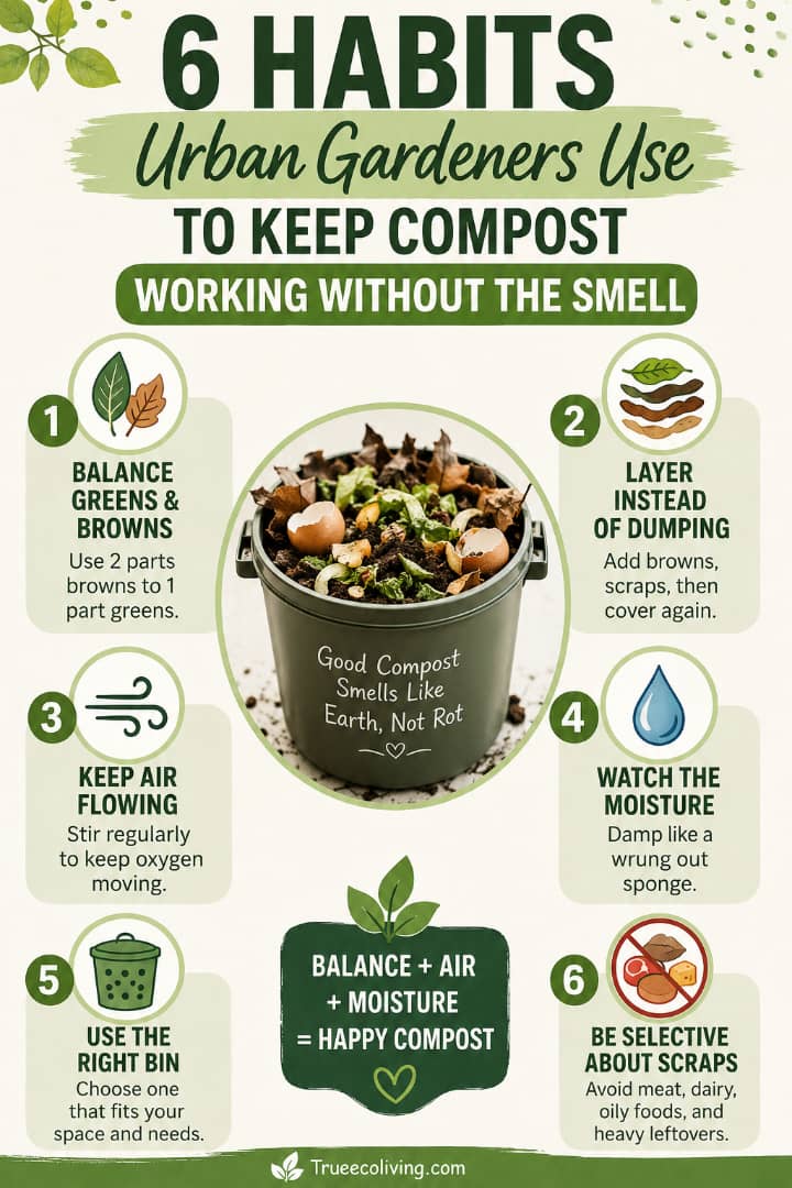 6 Secrets Urban Gardeners Use to Compost Without smell