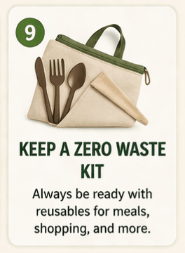 Keep a Small Zero Waste Kit Ready at All Times