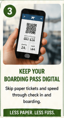 Keep Your Boarding Pass Digital