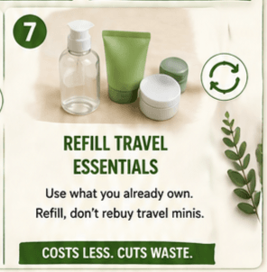 Refill Travel Essentials Instead of Rebuying Them