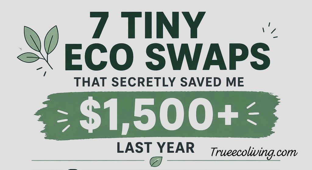 7 Tiny Eco Swaps That Secretly Saved Me $1,500+ Last Year