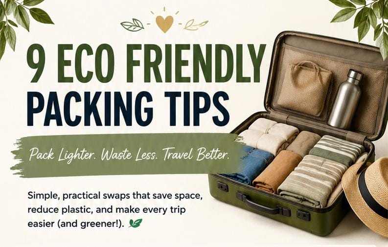 9 Eco Friendly Packing Tips That Save Space, Cut Waste, and Make Travel Easier