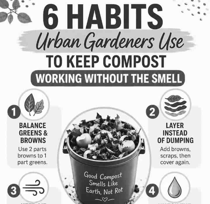 6 Secrets Urban Gardeners Use to Compost Without smell