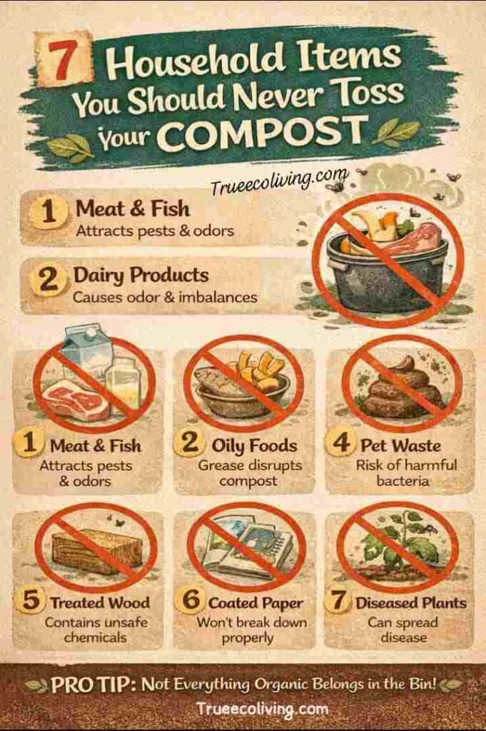 7 Household Items You Should Never Toss in Your Compost