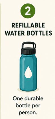 Switch to Refillable Water Bottles