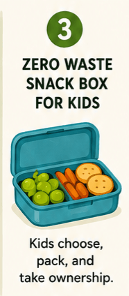 Pack a Zero Waste Snack Box for Kids