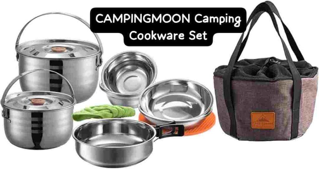 CAMPINGMOON Camping Cookware Set