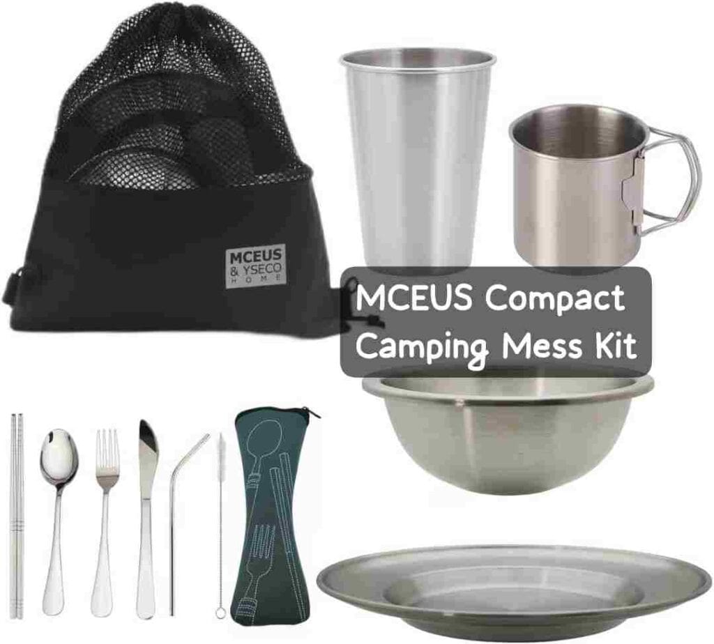 MCEUS Compact Camping Mess Kit