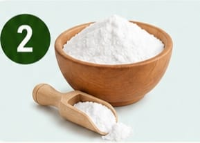 Baking soda for scrubbing, deodorizing, and stubborn grime