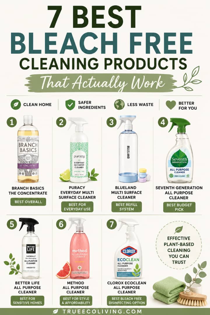 7 Best Bleach Free Cleaning Products That Actually Work 