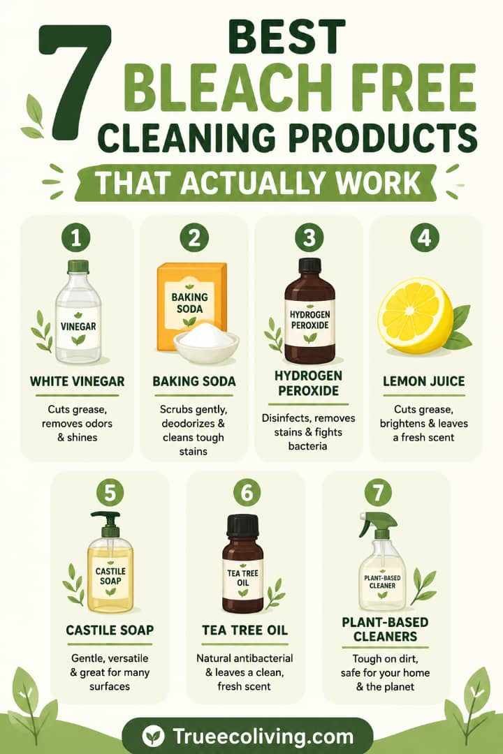 7 Best Bleach Free Cleaning Products That Actually Work