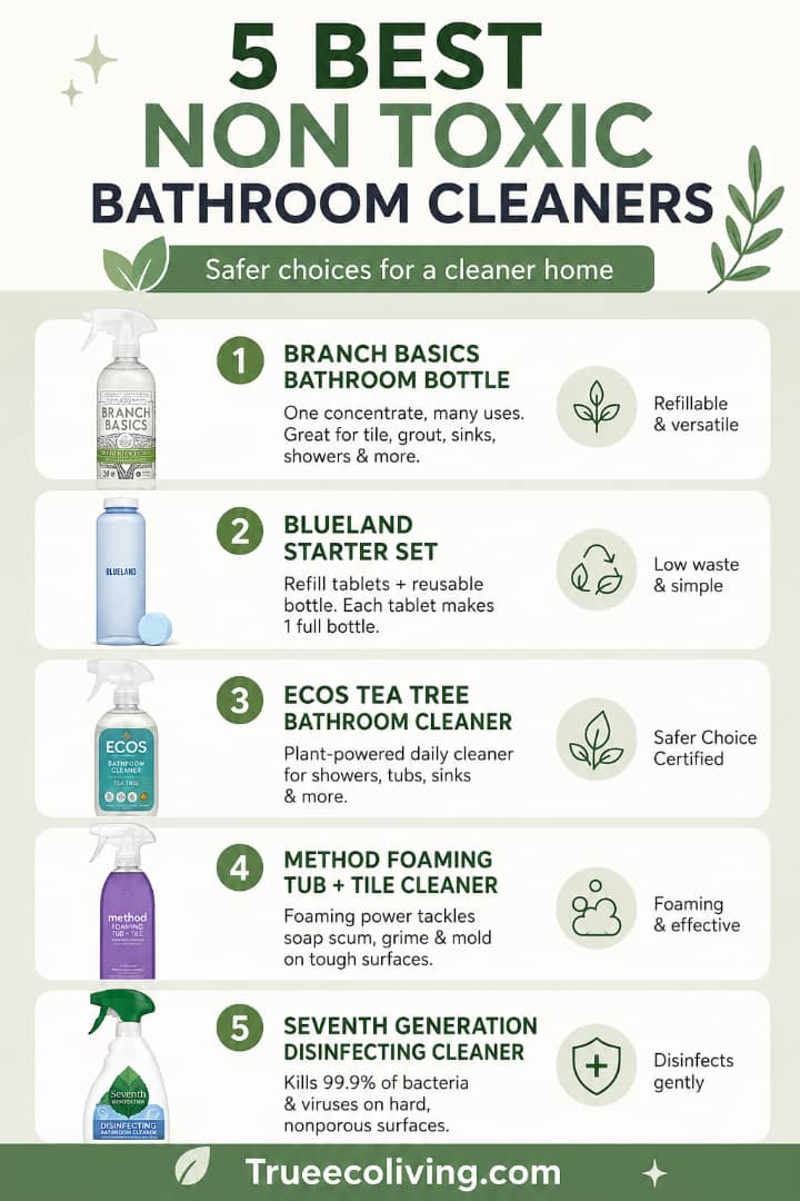 5 Best Chemical Free, Non Toxic Cleaning Products for a Safer Home