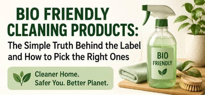 Bio Friendly Cleaning Products: The Simple Truth Behind the Label and How to Pick the Right Ones