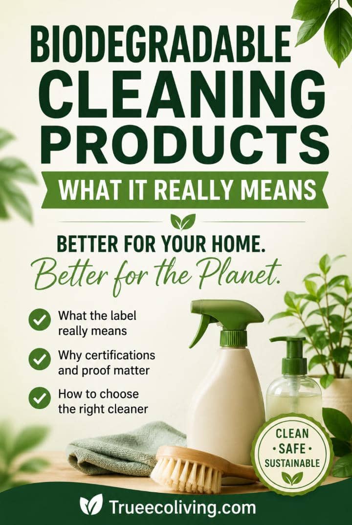 What are biodegradable cleaning products