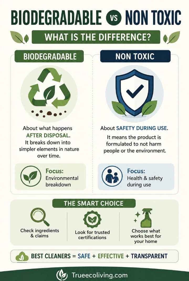 Biodegradable vs Non Toxic Cleaning Products: Which One Is Actually Safer, Smarter, and Worth Your Money?