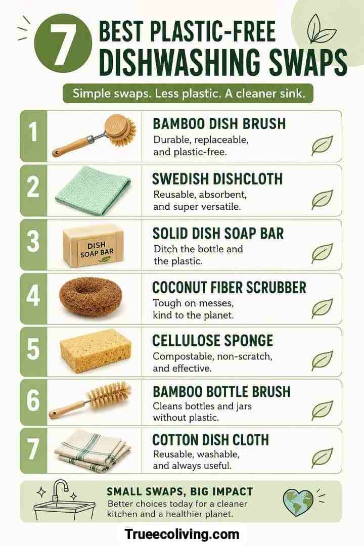 7 Best Plastic-Free Dishwashing Swaps That Make Your Sink Feel Cleaner Overnight