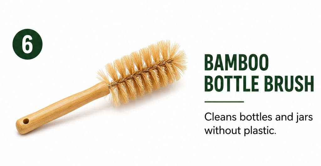 Swap plastic bottle brushes for bamboo bottle brushes